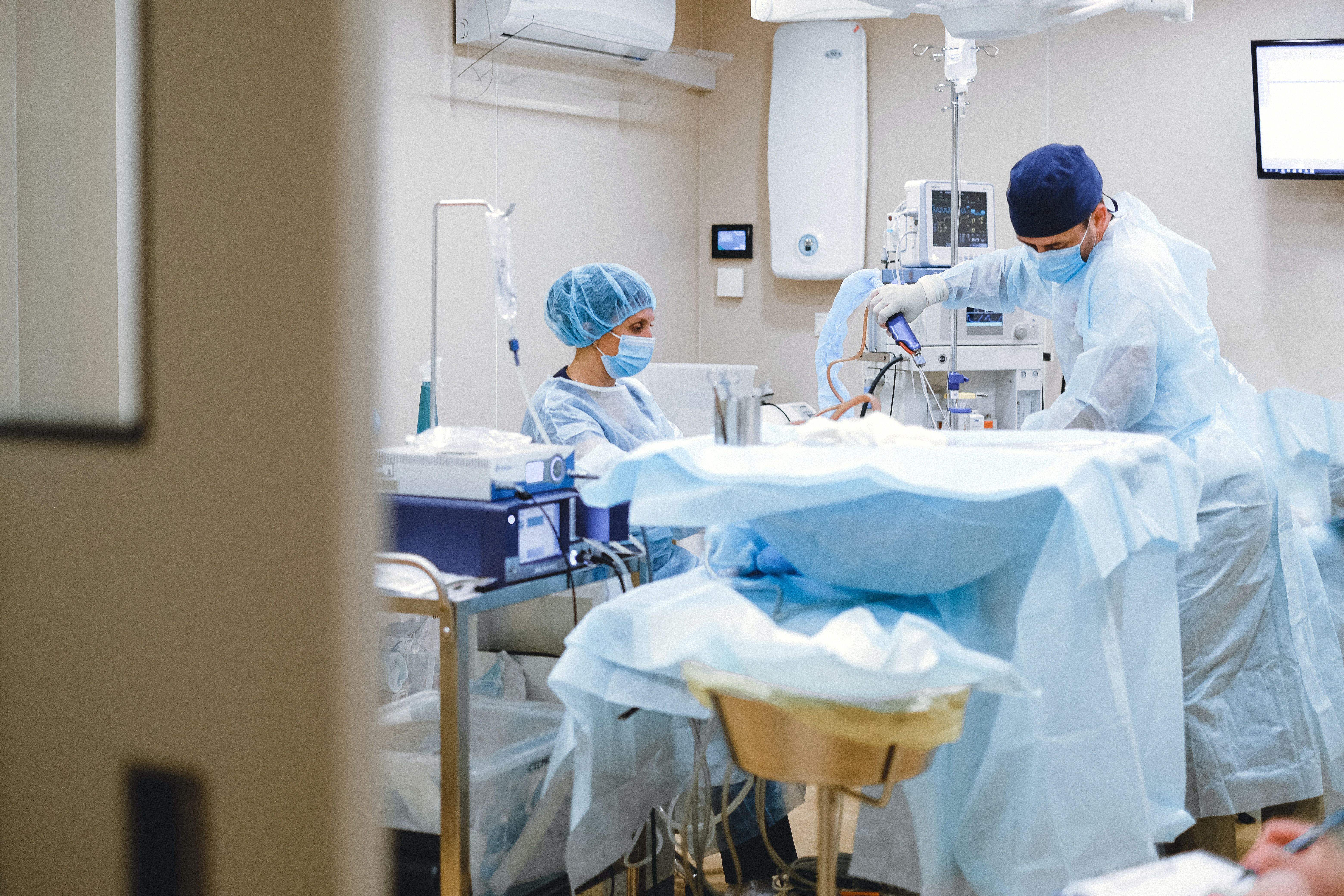 Surgery at Prince Charles Animal Hospital